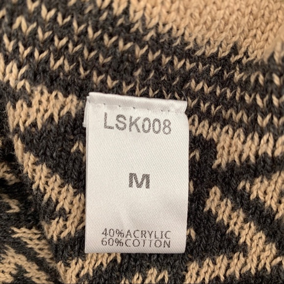 THML Anthropologie Aztec Drape Cardigan Size M - Picture 7 of 7